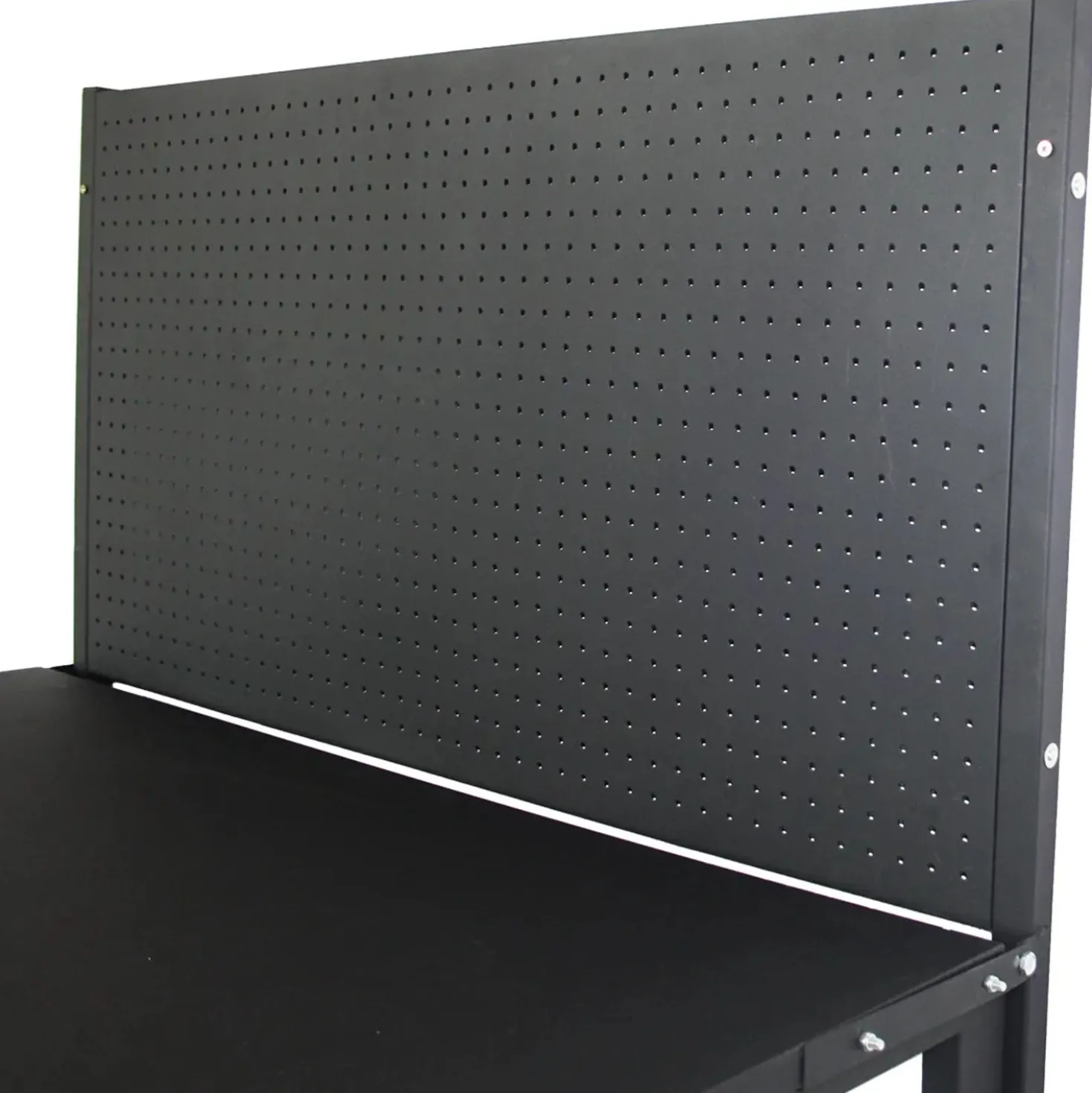Banco da lavoro richiudibile in metallo 120x66,5x144 cm
