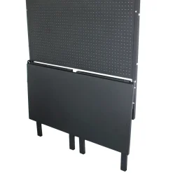Banco da lavoro richiudibile in metallo 120x66,5x144 cm