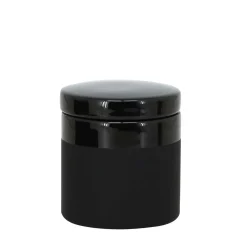 Barattolo in ceramica Olivia con coperchio nera