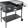 Barbecue a carbone e legna Cruccolini Party BA23 nero