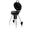 Barbecue a carbone Pupo 47 Sochef nero con coperchio