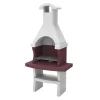 Barbecue a carbonella e legna Olbia H 236 x L 79 x P 65 cm