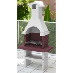 Barbecue a carbonella e legna Olbia H 236 x L 79 x P 65 cm