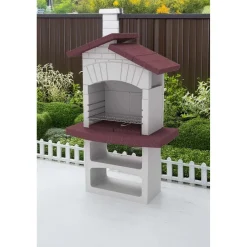 Barbecue a carbonella e legna Vasto Maxi H 180 x L 113 x P 66 cm