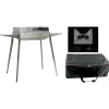 Barbecue a carbonella El Gaucho Asado Etna inox 60x40 cm con ripiani laterali
