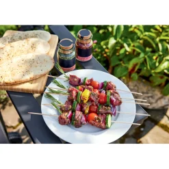 Barbecue a carbonella Jamestown Jaxon XL nero griglia 70x46 cm