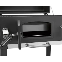 Barbecue a carbonella Jamestown Jaxon nero griglia 57x41.5cm