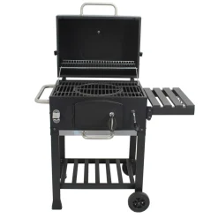 Barbecue a carbonella Jamestown Jaxon nero griglia 57x41.5cm