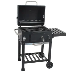 Barbecue a carbonella Jamestown Jaxon nero griglia 57x41.5cm
