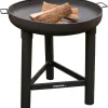 Barbecue a carbonella Jamestown Kendrick Plancha nero Ø 56 cm portatile