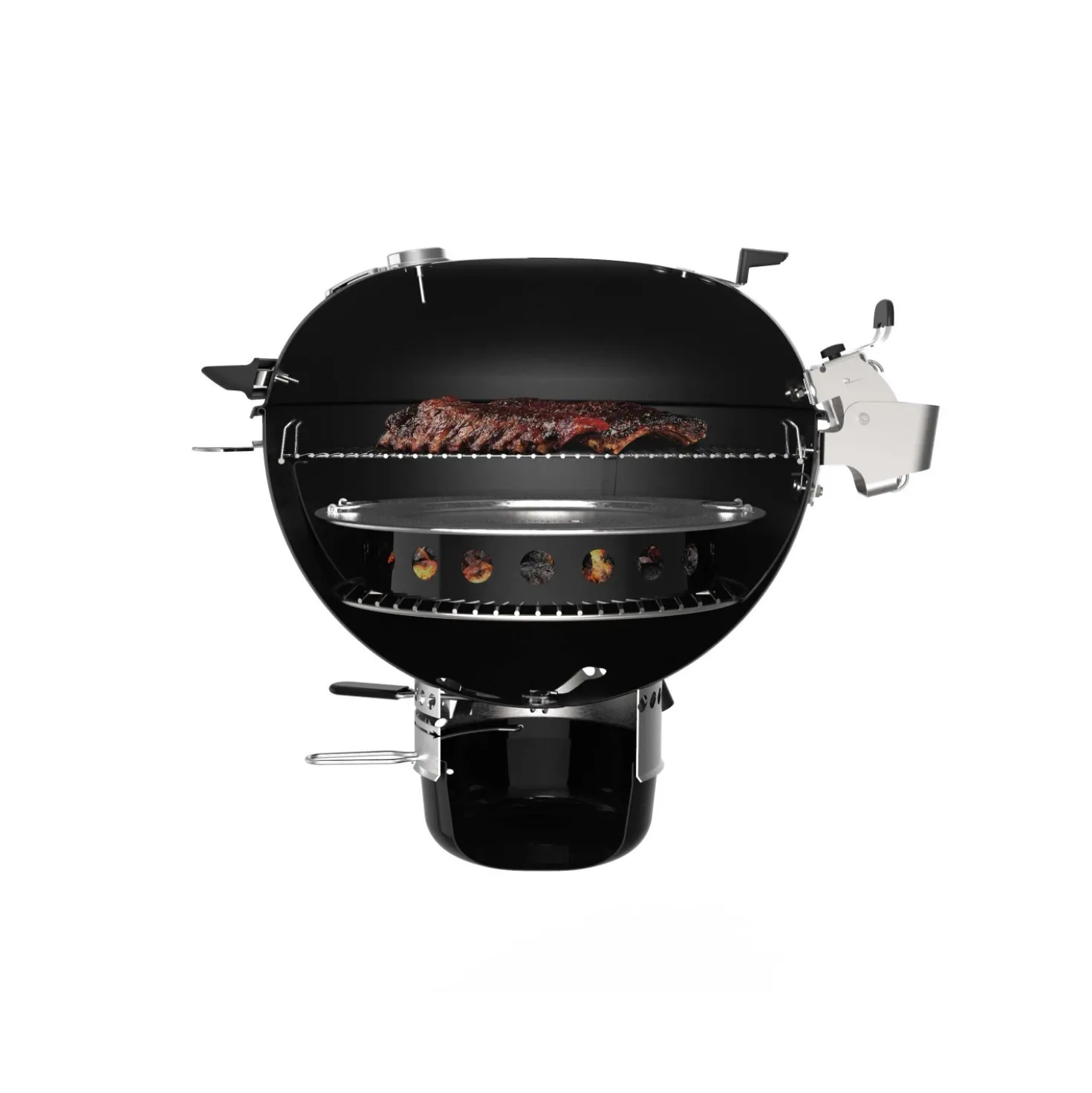 Barbecue a carbonella Weber Master-Touch premium E-5770 nero Ø 57 cm
