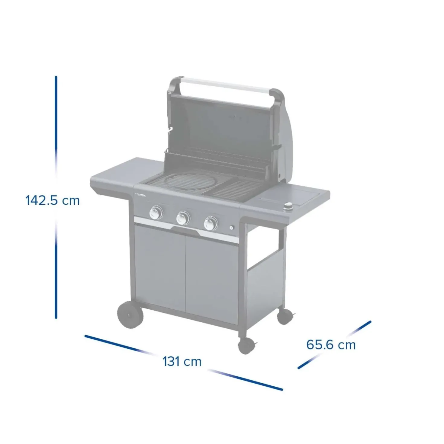 Barbecue a gas Campingaz Select 3EXS 3 bruciatori nero