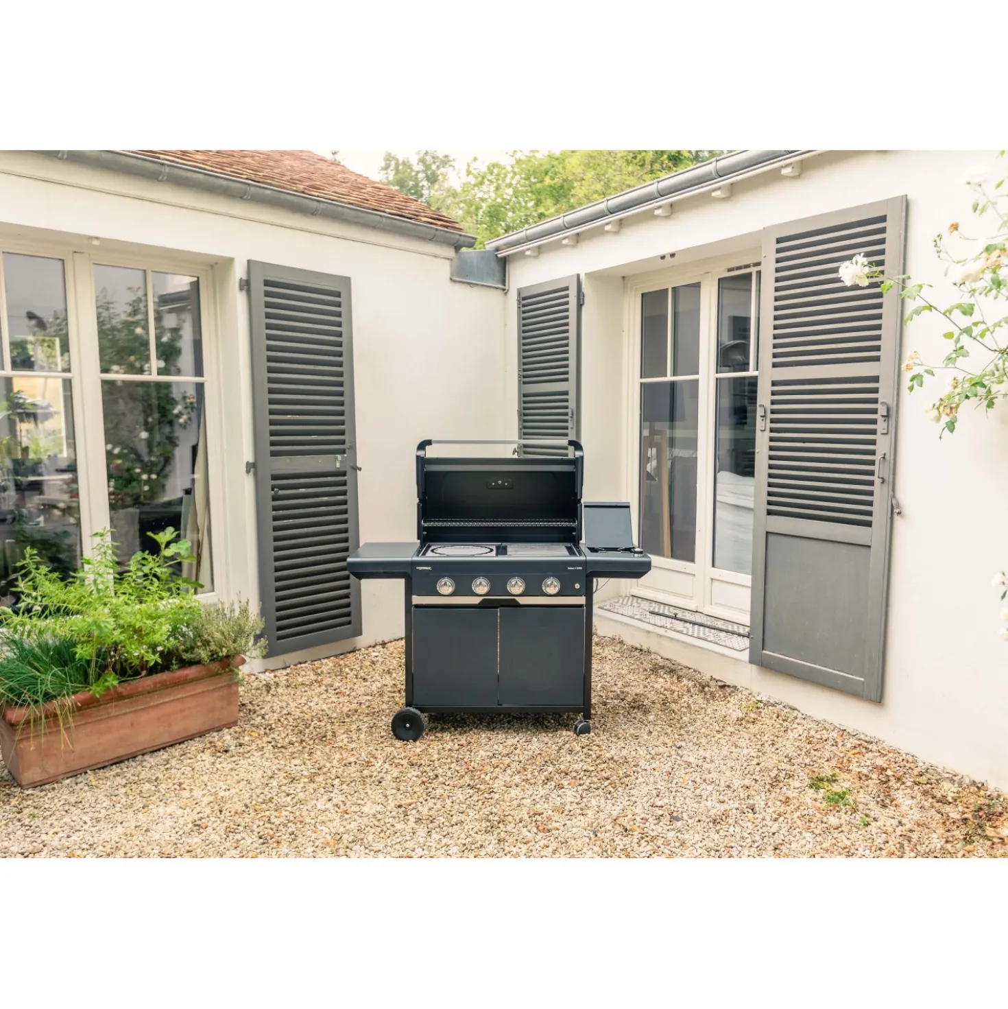 Barbecue a gas Campingaz Select 4EXS 4 bruciatori nero