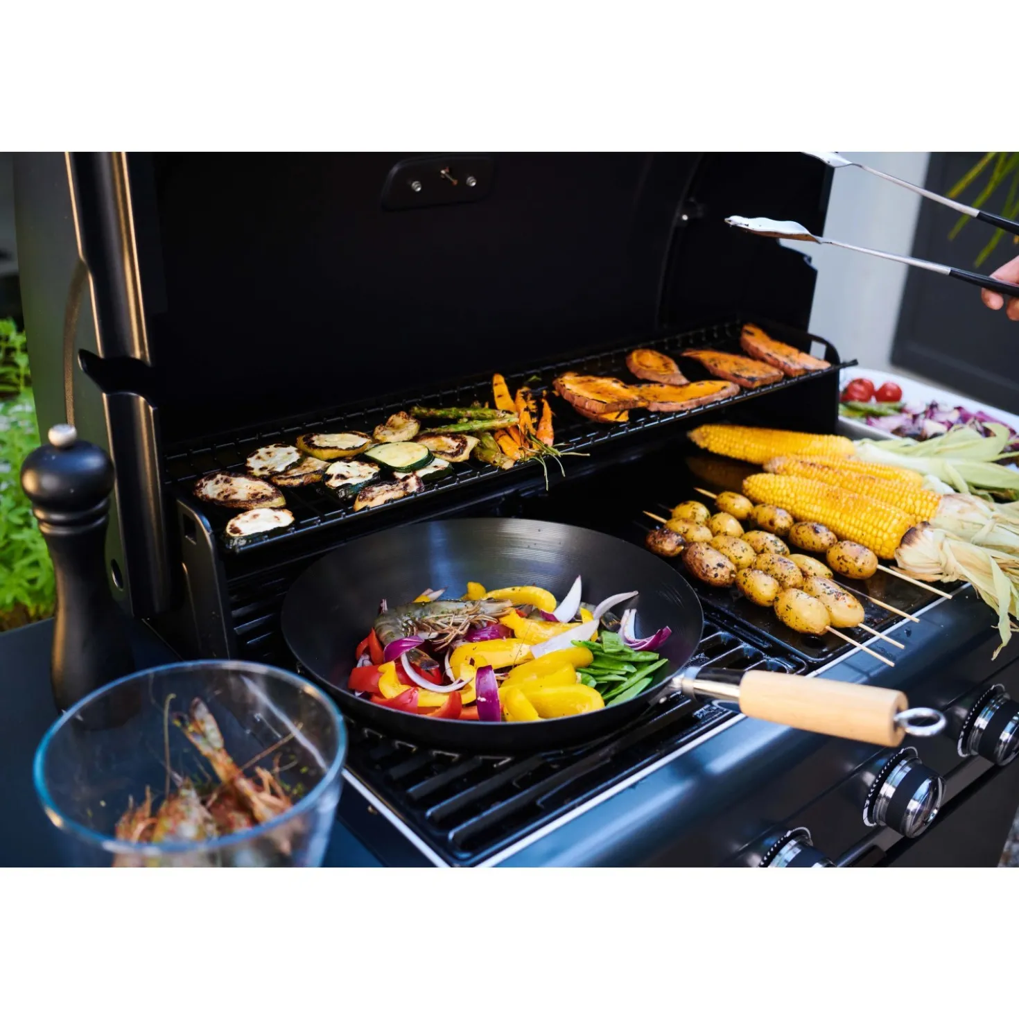 Barbecue a gas Campingaz Select 4EXS 4 bruciatori nero