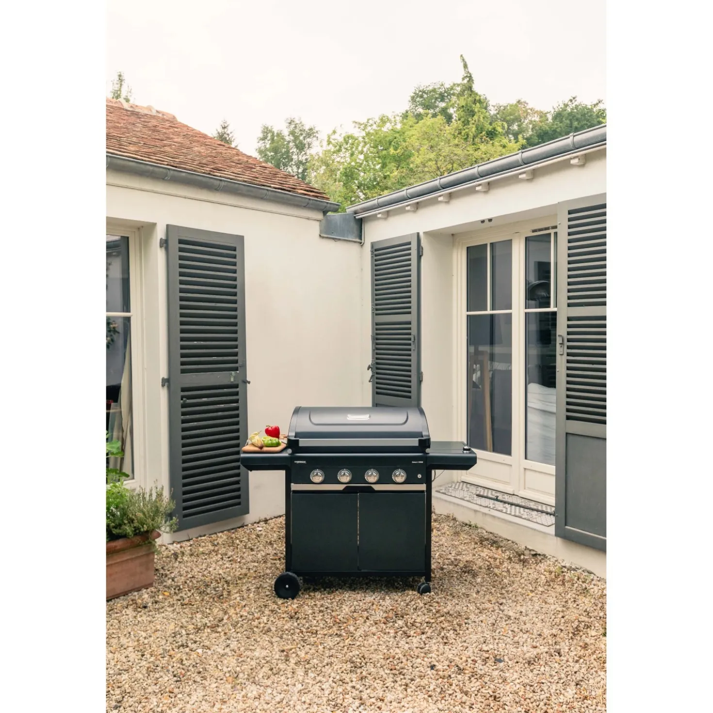 Barbecue a gas Campingaz Select 4EXS 4 bruciatori nero