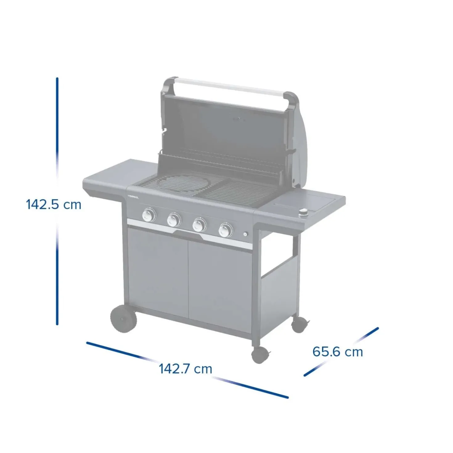 Barbecue a gas Campingaz Select 4EXS 4 bruciatori nero