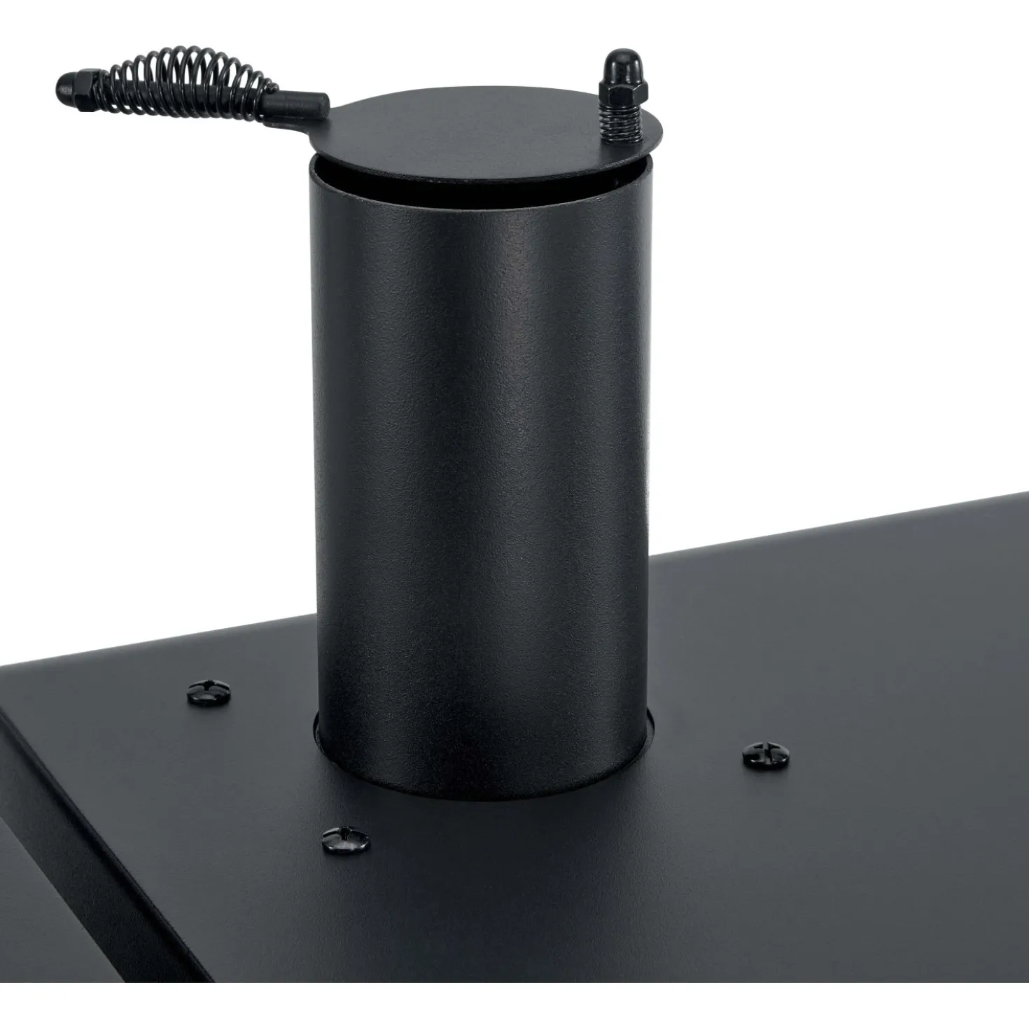 Barbecue a gas e carbonella Jamestown Drake nero con affumicatore