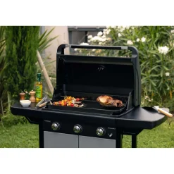 Barbecue a gas EX3 3 bruciatori nero