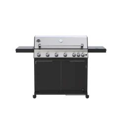 Barbecue a gas Jamestown Grill Kane 6 bruciatori 21 kW nero