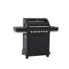 Barbecue a gas Jamestown 4 bruciatori nero