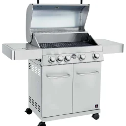 Barbecue a gas Jamestown Daven 4 bruciatori argento