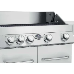 Barbecue a gas Jamestown Daven 4 bruciatori argento