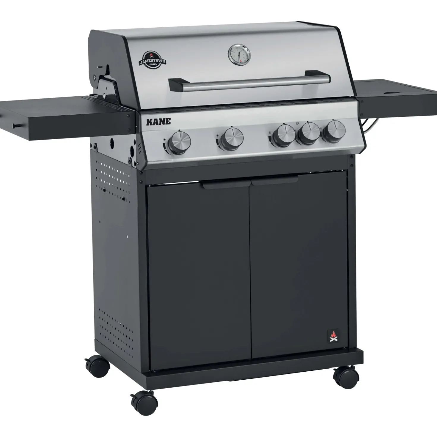 Barbecue a gas Jamestown 4 bruciatori laterali 75x58x52 CM