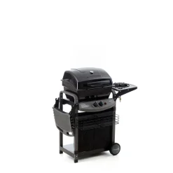 Barbecue a gas Piùsaporillo 2 bruciatori con ripiano laterale antracite