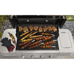 Barbecue a gas Weber Genesis E-415 4 bruciatori nero