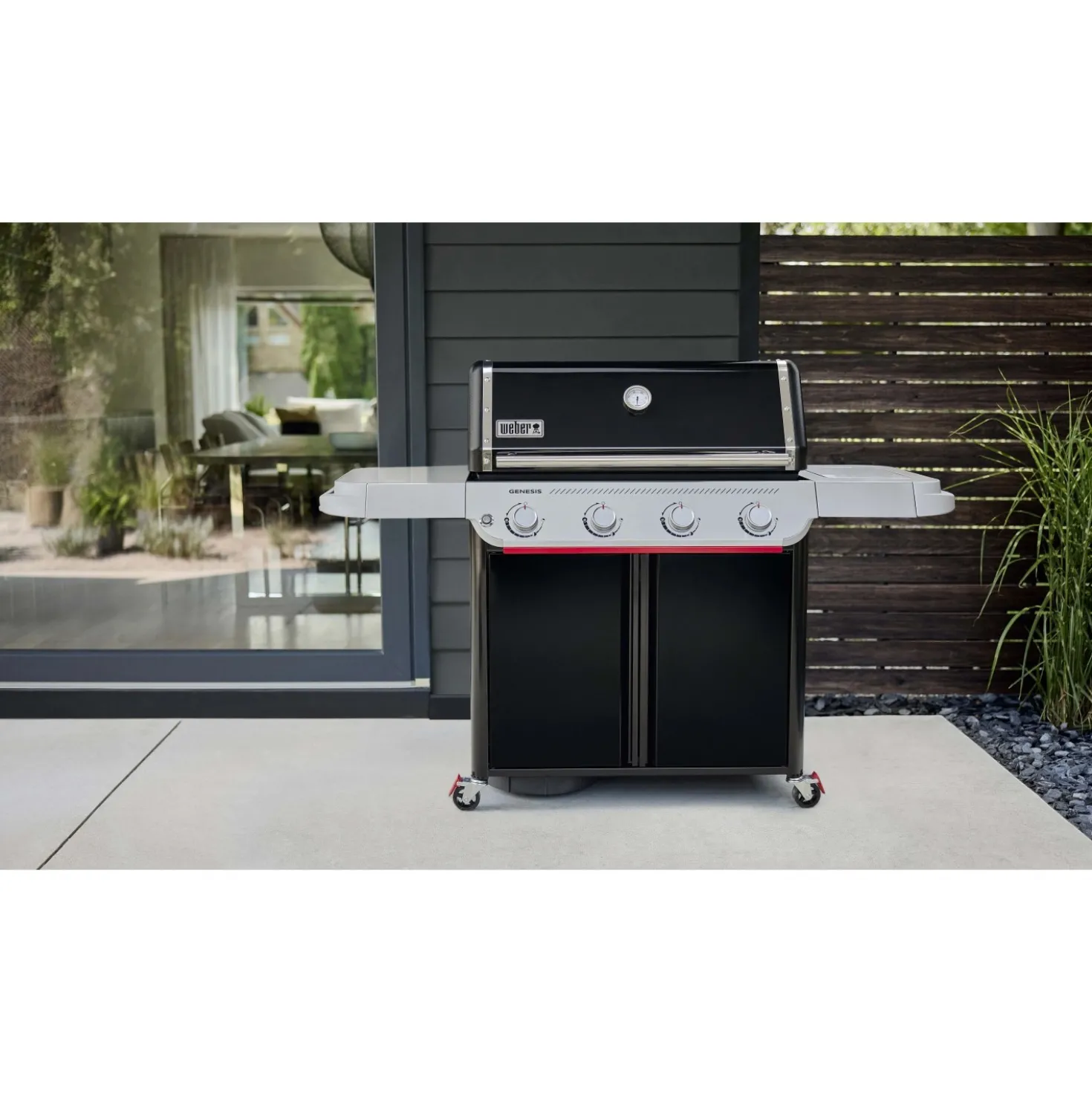 Barbecue a gas Weber Genesis E-415 4 bruciatori nero