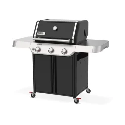 Barbecue a gas Weber Genesis E-315 3 bruciatori nero con ripiano laterale