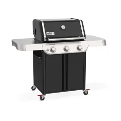 Barbecue a gas Weber Genesis E-315 3 bruciatori nero con ripiano laterale