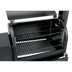 Barbecue a pellet Jamestown nero 115x59x121 cm