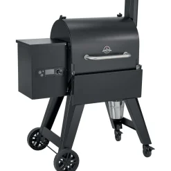 Barbecue a pellet Jamestown nero 115x59x121 cm