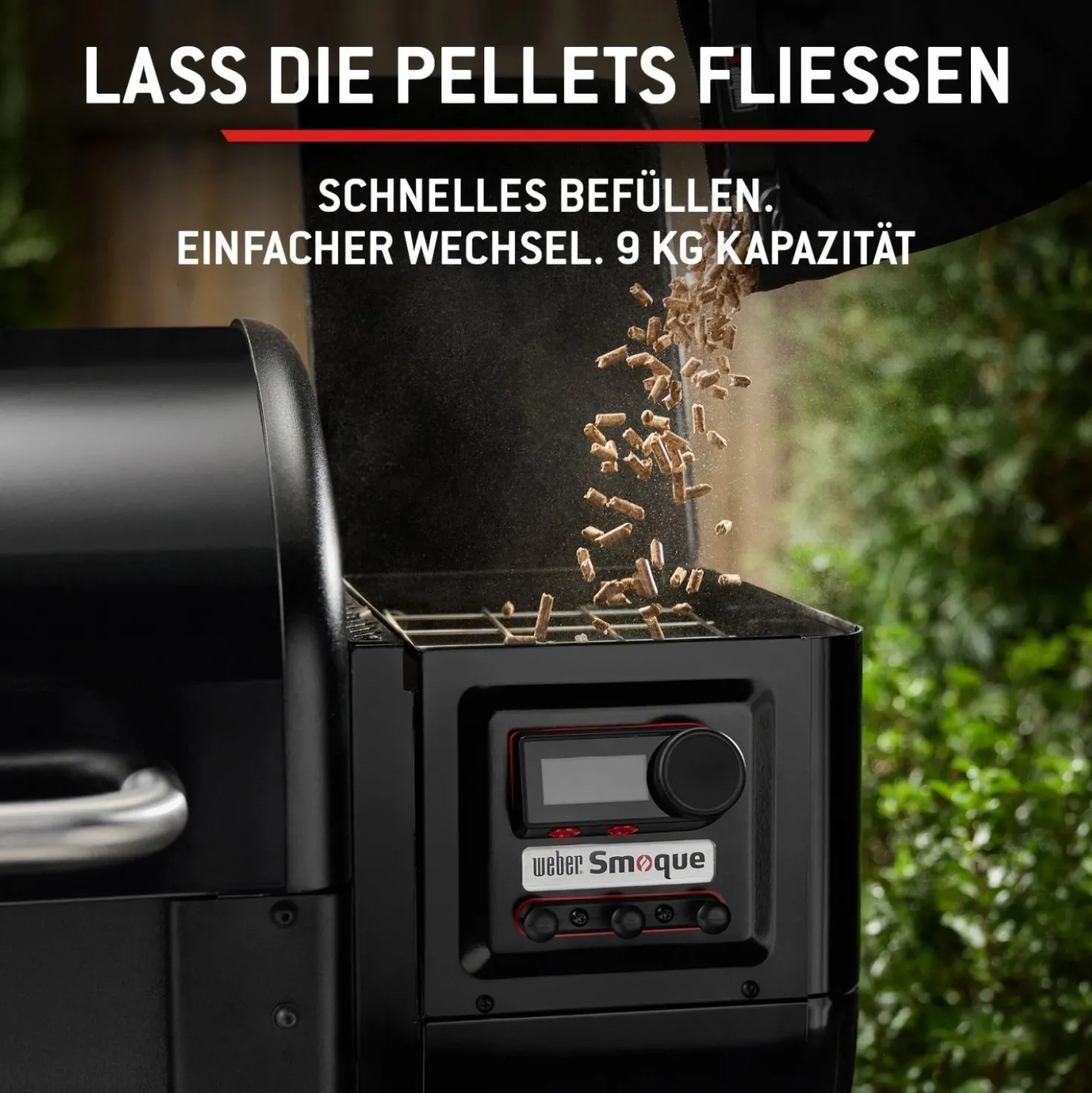 Barbecue a pellet Weber Smoque 22 Pellet EU 61x45 cm