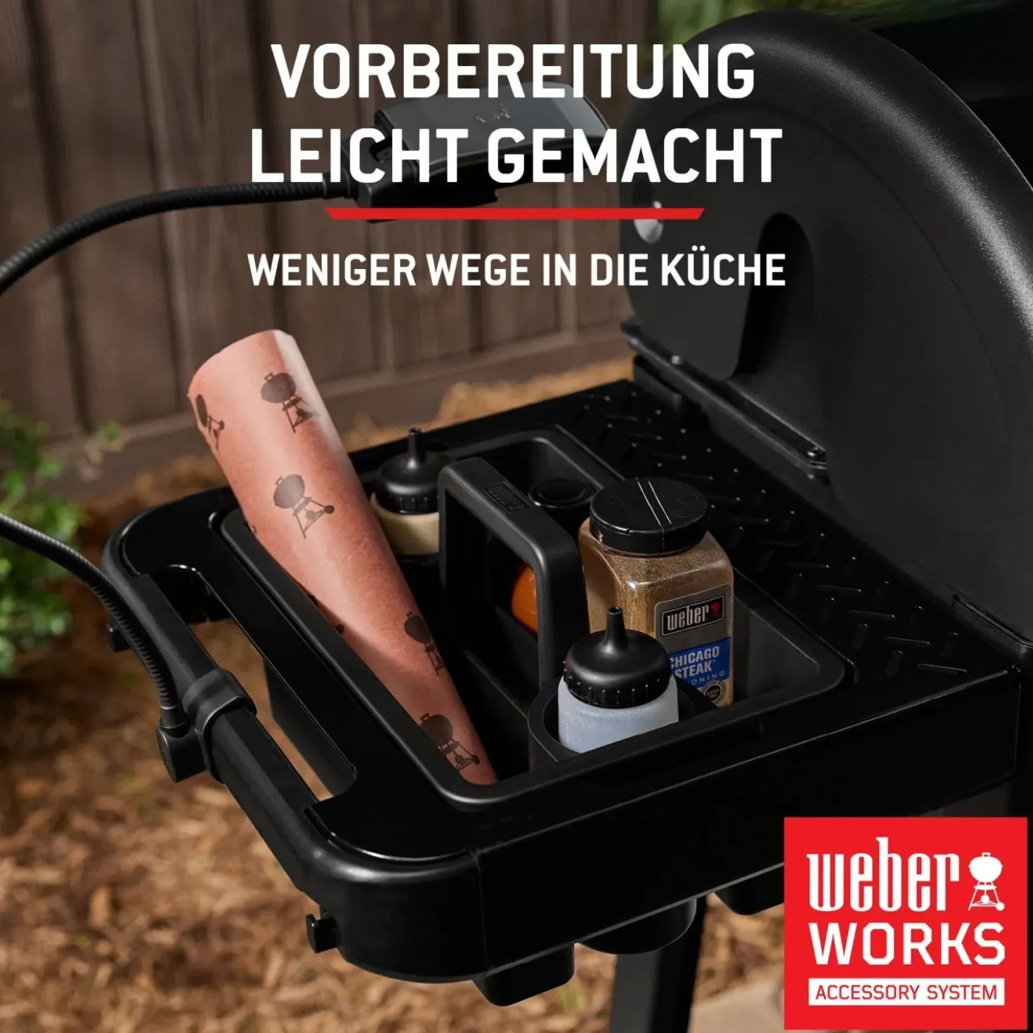 Barbecue a pellet Weber Smoque 22 Pellet EU 61x45 cm
