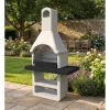Barbecue in muratura Maribor legna e carbonella griglia 67x40 cm