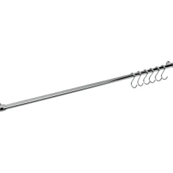 Barra multiuso con 6 ganci linea Lonardo 78 cm x 4 cm x 4 cm