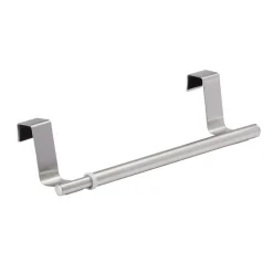 Barra portasalviette sopra anta telescopica in acciaio inox 60 cm