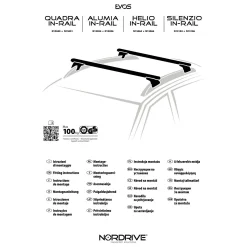 Barre portatutto Helio In-Rail M con kit Evos IA