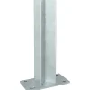 Base in metallo per recinzione in WPC 8cmx16cm