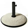 Base per ombrellone 50 cm con tubo bianco