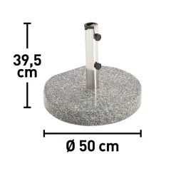 Base per ombrellone in granito OBI Granada 40 kg