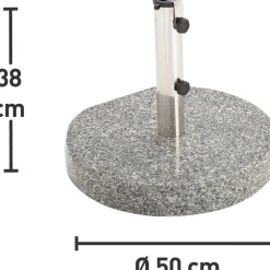 Base per ombrellone in granito OBI Granada 40 kg