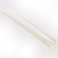 Bastoncini in cotone 25 cm bianco