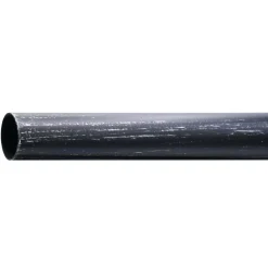 Bastone per tenda in ferro nero-argento L 160 x Ø 2 cm