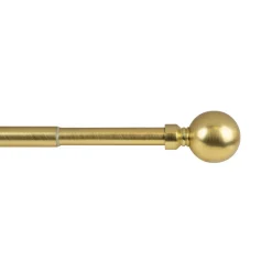 Bastone per tende Kit Sfera 120/210 x Ø 1,9/1,6 cm cromo oro satinato