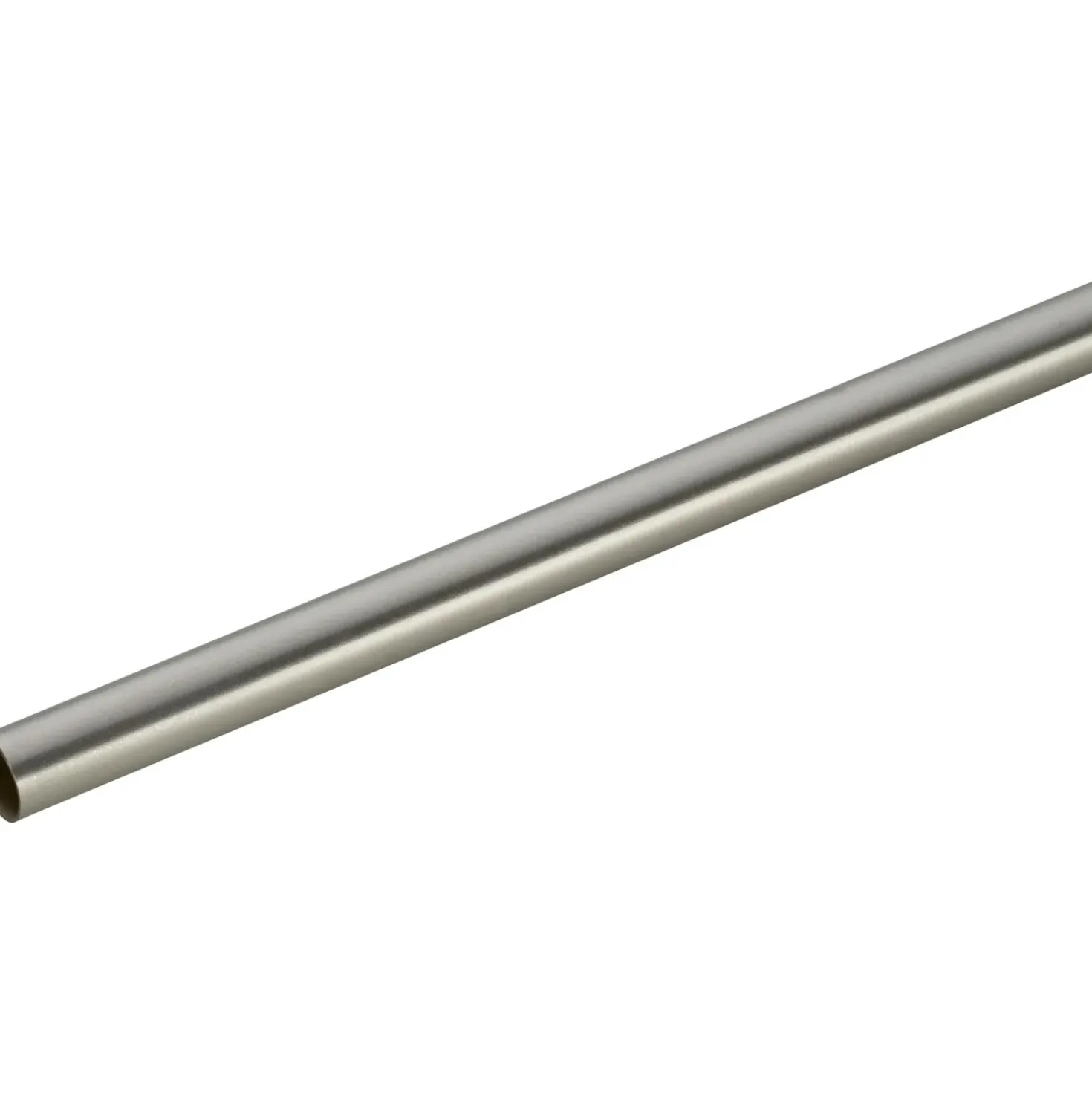 Bastone per tende per anelli effetto acciaio inox Mydeco L 120 x Ø 2 cm