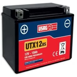 Batteria avviamento moto moto Usag X12-BS 12V 10Ah