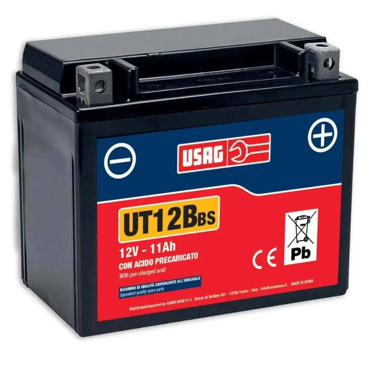 Batteria avviamento moto moto Usag X11-BS 12V 11Ah